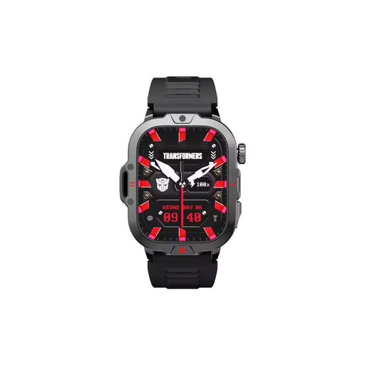 Transformers TF-H08 Smart Watch features showcase including 30-day battery life, IP68 waterproof protection, 100+ sports modes, and comprehensive health monitoring capabilities