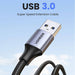 UGREEN US115 USB 3.0 Extension Cable USB (Male) - USB (Female) 2m-Black - JPC MOBILE ACCESSORIES