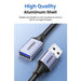 UGREEN US115 USB 3.0 Extension Cable USB (Male) - USB (Female) 2m-Black - JPC MOBILE ACCESSORIES