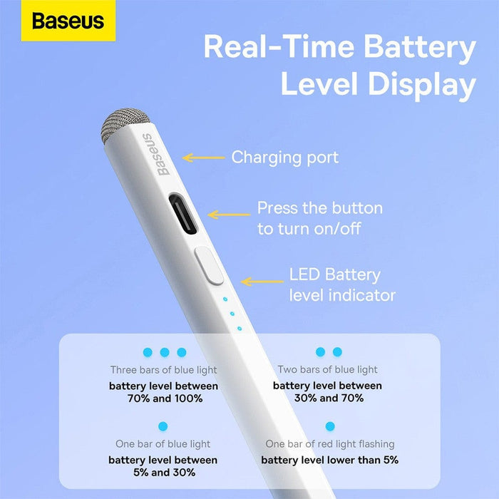 Baseus Stylus with Smart Gesture Control – Supports 14 Quick-Action Settings