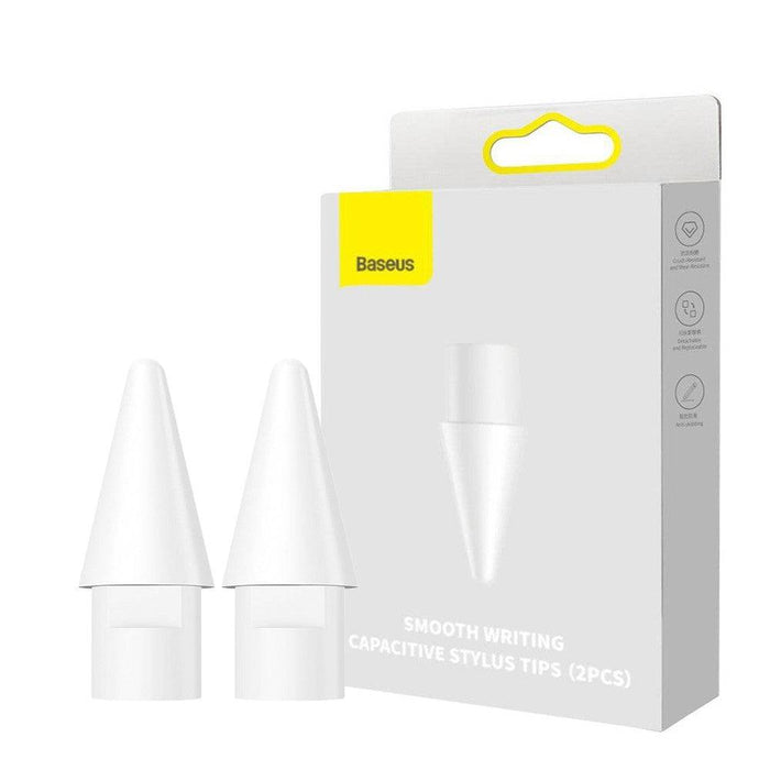 Baseus Smooth Writing Capacitive Stylus Tips (2pcs)-White - JPC MOBILE ACCESSORIES