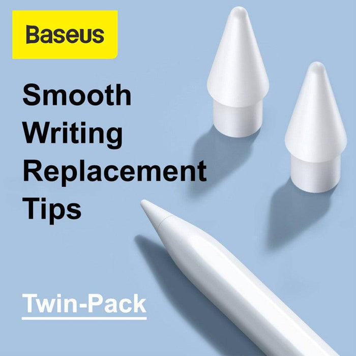 Baseus Smooth Writing Capacitive Stylus Tips (2pcs)-White - JPC MOBILE ACCESSORIES