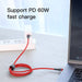 Baseus Cafule Type-C PD2.0 60W Flash Charging Data Cable – Fast & Durable for iPhone 15 Series & More - JPC MOBILE ACCESSORIES