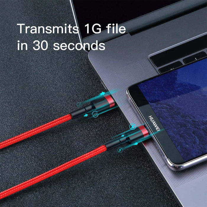 Baseus Cafule Type-C PD2.0 60W Flash Charging Data Cable – Fast & Durable for iPhone 15 Series & More - JPC MOBILE ACCESSORIES