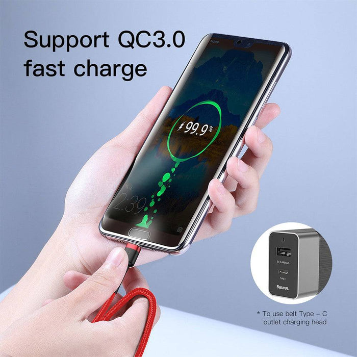 Baseus Cafule Type-C PD2.0 60W Flash Charging Data Cable – Fast & Durable for iPhone 15 Series & More - JPC MOBILE ACCESSORIES