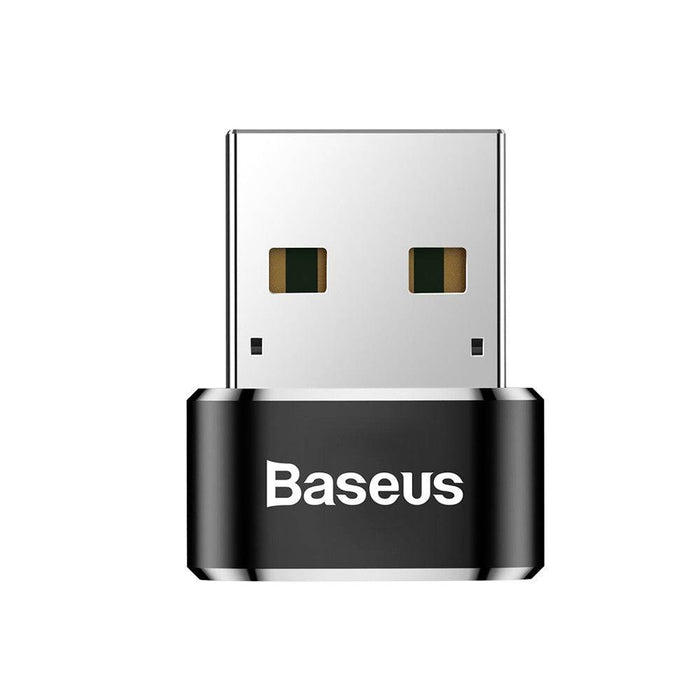 Baseus Mini Type-C Female to USB Male Adapter Converter Black - JPC MOBILE ACCESSORIES