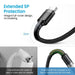 iQuick Braided USB-C to USB-A Fast Charging Cable 1M Compatible for iPhone 15/16 Series - JPC MOBILE ACCESSORIES