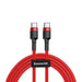 Baseus Cafule Type-C PD2.0 60W Flash Charging Data Cable – Fast & Durable for iPhone 15 Series & More - JPC MOBILE ACCESSORIES