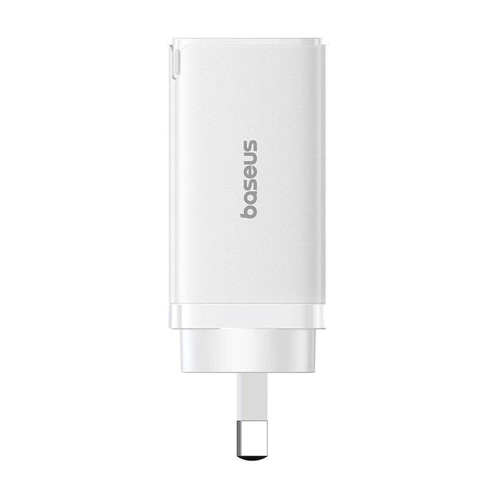 Baseus GaN5 Pro Fast Charger 2xUSB-C 1xUSB 65W - Moon White - JPC MOBILE ACCESSORIES