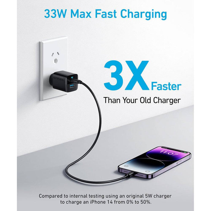 Anker 323 33W Charger (A2331T11)-Black