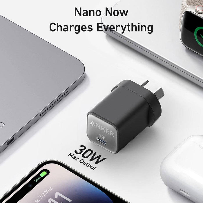 Anker 511 Nano 30W Charger (A2147T11)-Black - JPC MOBILE ACCESSORIES