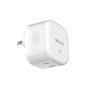 iQuick NANO Energy 1 35W USB - C Dual Ports Charging Adapter – White | Compact & Fast GaN Charger - JPC MOBILE ACCESSORIES