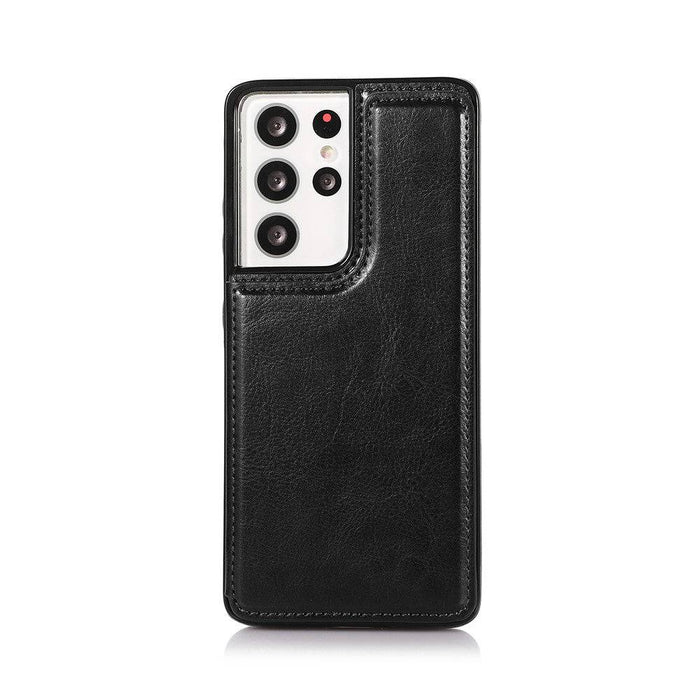 Back Flip Leather Wallet Cover Case for Samsung Galaxy S21 Ultra - JPC MOBILE ACCESSORIES