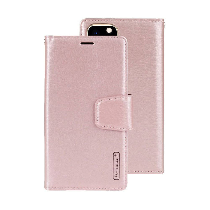 Hanman 2 in 1 Detachable Magnetic Flip Leather Wallet Cover Case for iPhone 11