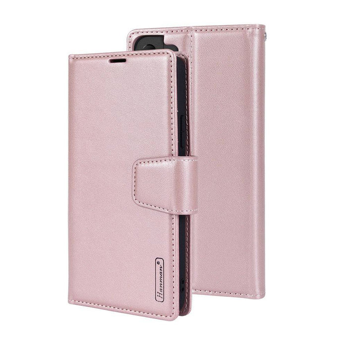 Hanman 2 in 1 Detachable Magnetic Flip Leather Wallet Cover Case for Samsung Galaxy S23