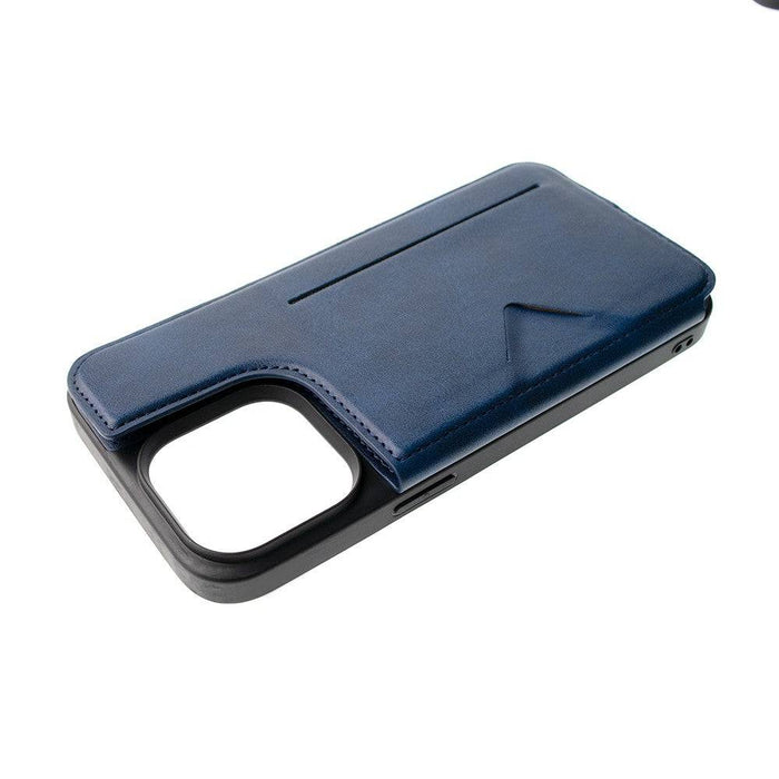 Hanman Back Flip Leather Wallet Shockproof Cover Case for iPhone 14 Plus