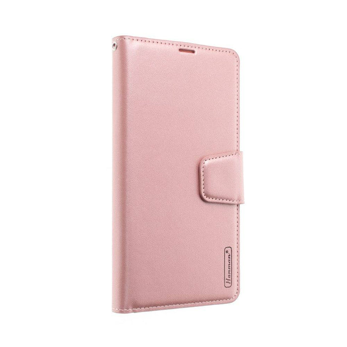 Hanman PU Flip Leather Wallet Cover Case for iPhone 15