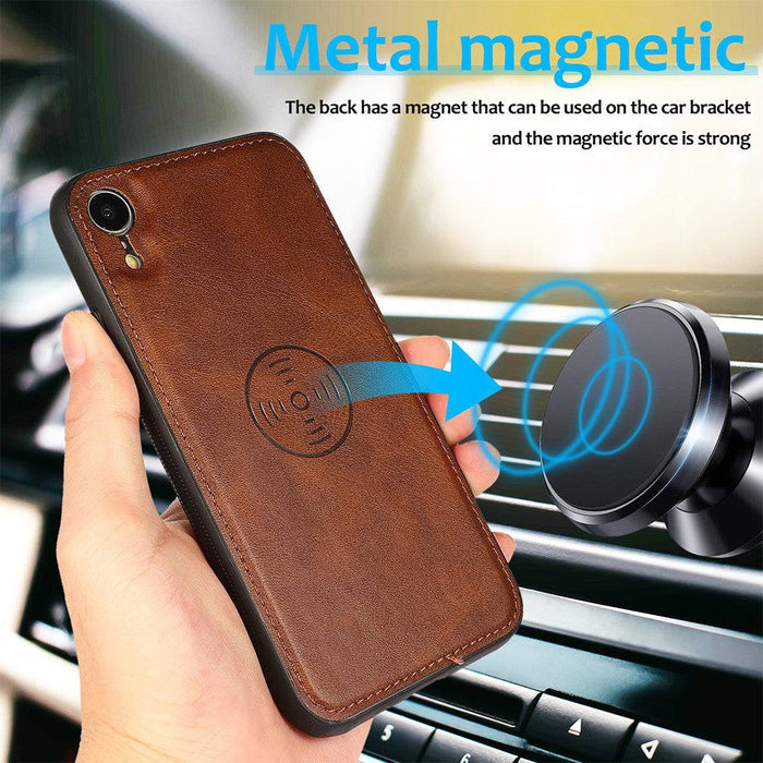 Magnetic Split PU Leather Flip Wallet Cover Case for iPhone XR