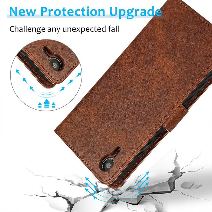 Magnetic Split PU Leather Flip Wallet Cover Case for iPhone XR