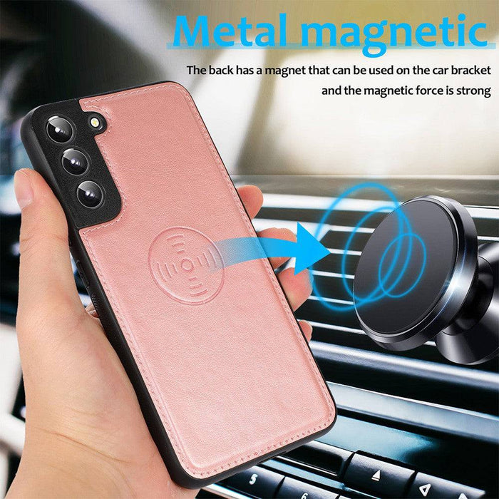 Magnetic Split PU Leather Flip Wallet Cover Case for Samsung Galaxy S22 - JPC MOBILE ACCESSORIES