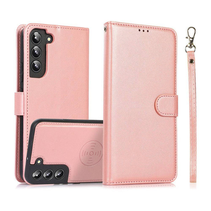 Magnetic Split PU Leather Flip Wallet Cover Case for Samsung Galaxy S22 Plus