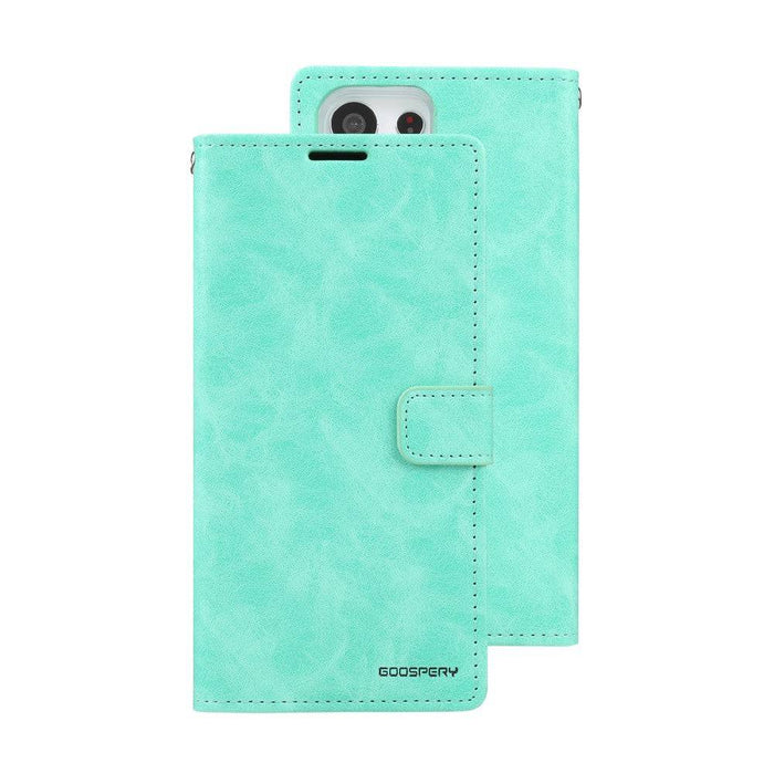 Mercury Blue Moon Diary Cover Case for Samsung Galaxy S23 Ultra - JPC MOBILE ACCESSORIES