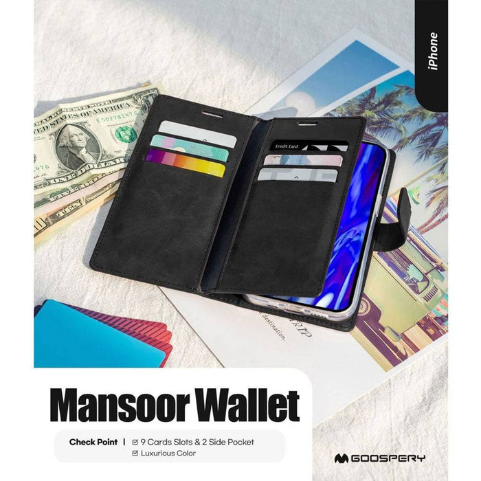 Mercury Mansoor Diary Cover Case for iPhone 15 Plus