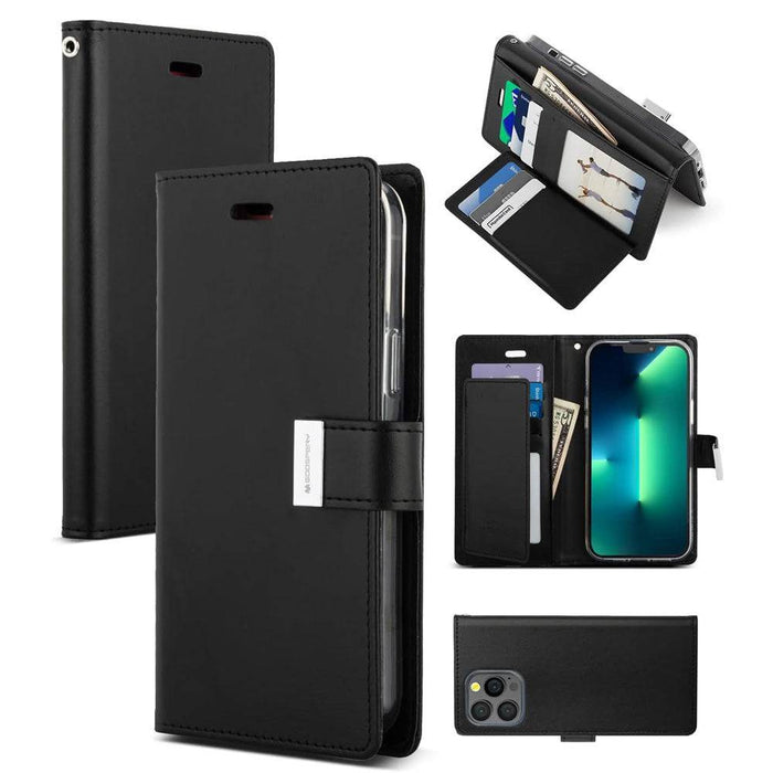 Mercury Rich Diary Case for iPhone 15 Pro