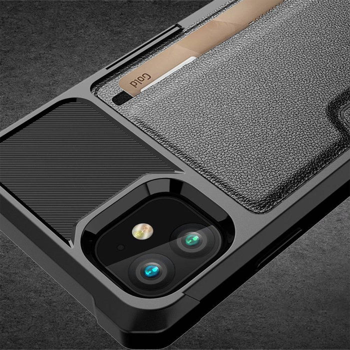 Magnetic Anti-fall Protection Case With Card Slot for iPhone 11 (6.1'')