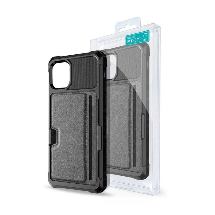 Magnetic Anti-fall Protection Case With Card Slot for iPhone 11 (6.1'')