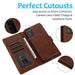 Magnetic Split PU Leather Flip Wallet Cover Case for Samsung Galaxy S20 Plus - JPC MOBILE ACCESSORIES