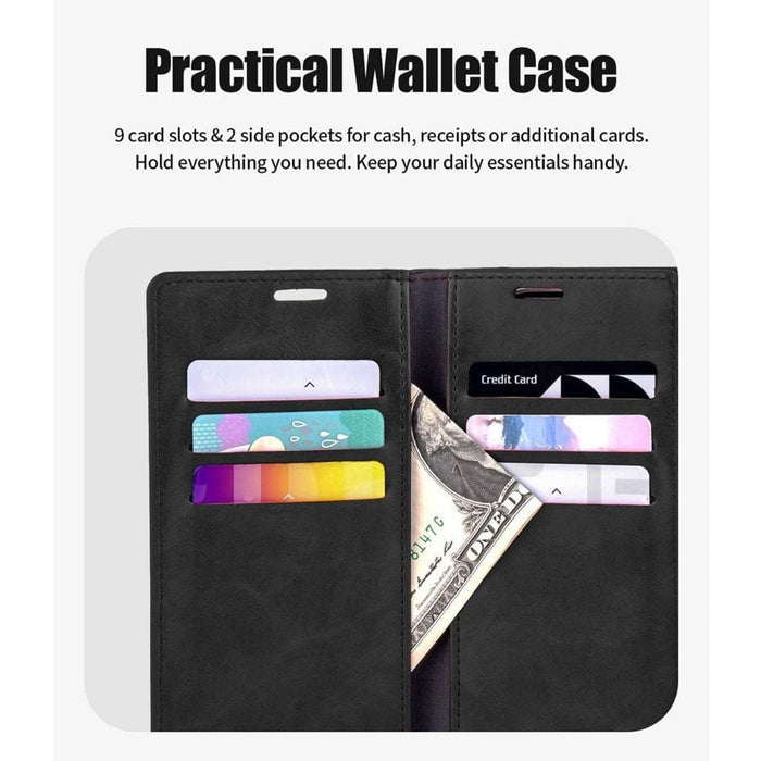Mercury Mansoor black diary case iPhone 13 Pro Max PU leather flip TPU shell protection