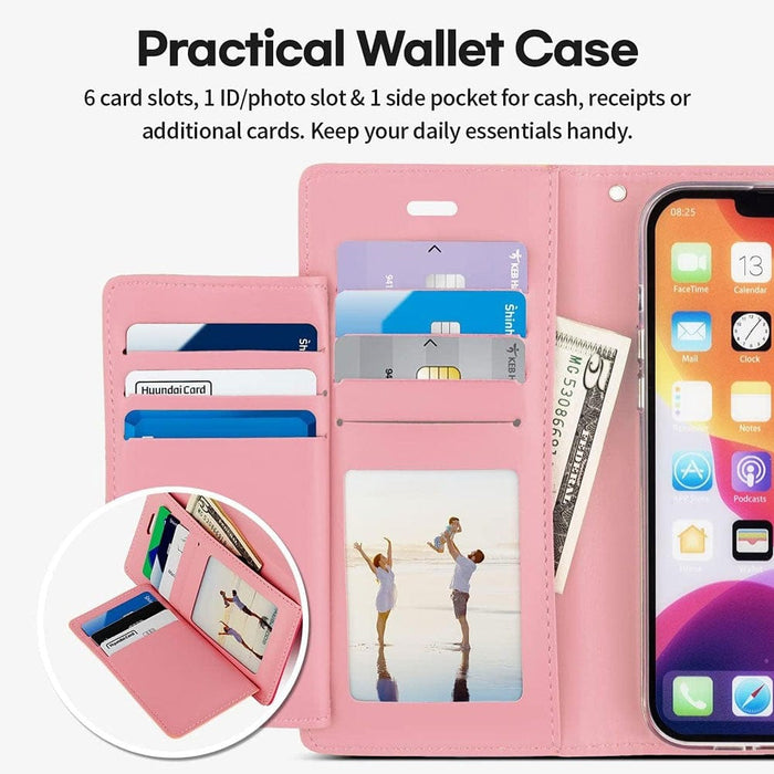 iPhone 14 Pro Max Diary Wallet Case Stand Mode