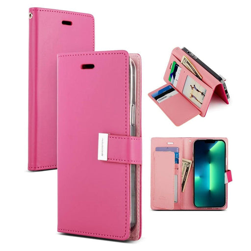 Mercury Rich Diary Case iPhone 14 Pro Max - Open with Card Slots