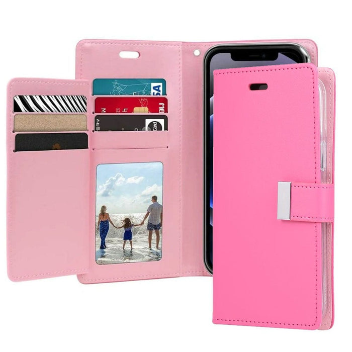 Mercury Rich Diary Wallet Case for iPhone 16 – Premium Slim Fit Leather Cover - JPC MOBILE ACCESSORIES