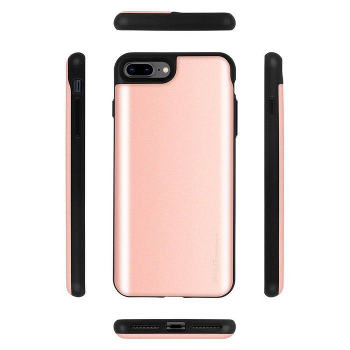 Mercury Sky Slide Bumper Cover Case for iPhone 7 Plus 8 Plus