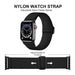 Nylon Apple Watch Band Compatible with 38mm, 40mm, and 41mm Sizes