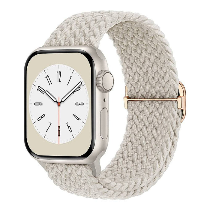 Stylish nylon adjustable strap for Apple Watch Series 6, 38mm to 41mm.