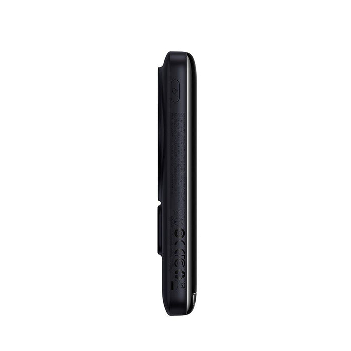 Baseus power bank available in blue, white, and pink for stylish charging solutions.