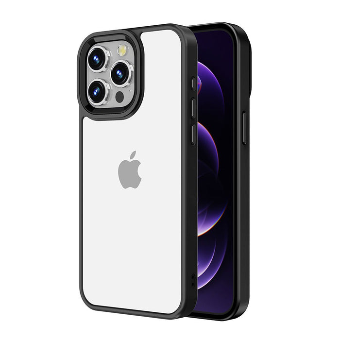 Metal Camera Lens Transparent Protection Shockproof Case for iPhone 15