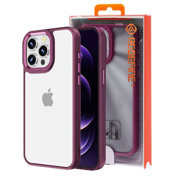 Metal Camera Lens Transparent Protection Shockproof Case for iPhone 15 Pro Max
