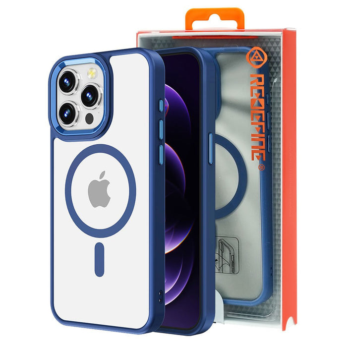Redefine Metal Camera Lens Magnetic Transparent Magsafe Case for iPhone 15 Pro