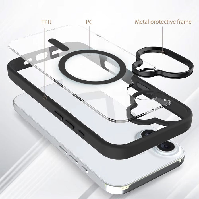 Redefine Metal Camera Lens Magnetic Transparent Magsafe Case for iPhone 16