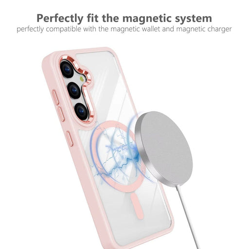 Redefine Metal Camera Lens Magnetic Transparent MagSafe Case for Samsung Galaxy S25 | Ultimate Protection & MagSafe Compatibility - JPC MOBILE ACCESSORIES