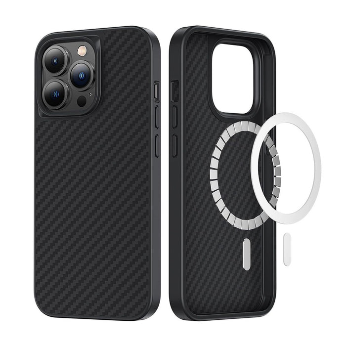 REDEFINE Armor Xtreme Soft TPU+1500D Kevlar Magnetic Case for iPhone 15 Pro Max