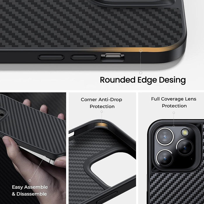 REDEFINE Armor Xtreme Soft TPU+1500D Kevlar Magnetic Case for iPhone 15 Plus
