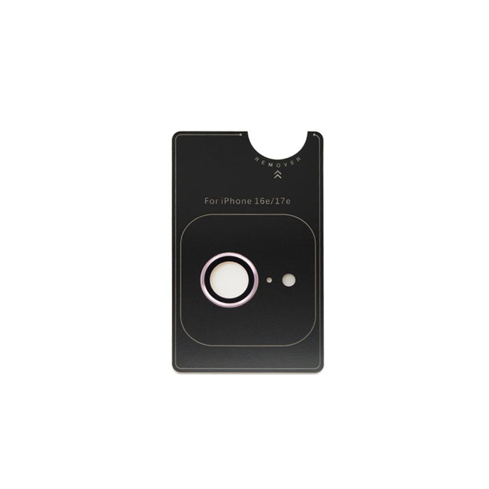 iPhone 16E / 17E Kinglas Metal Ring HD Tempered Glass Camera Lens Protector Film
