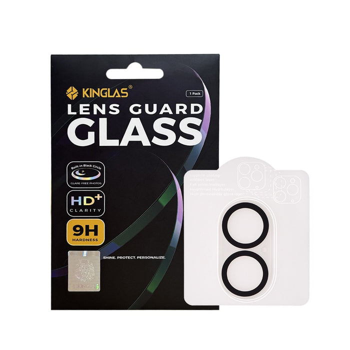 Kinglas 3D Silk Printing Camera Lens Protector for iPhone 16 / 16 Plus / 17