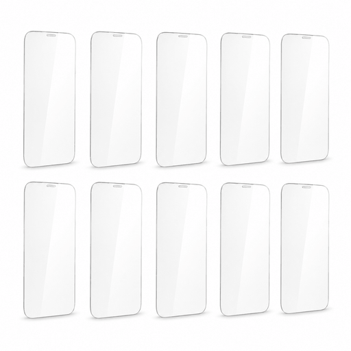 Kinglas 10 Packs Tempered Glass Screen Protector For iPhone 14 Pro Max (Diamond Glass & Japan Glue Upgrade) on a white background