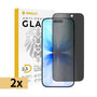 Kinglas 2 Packs 2.5D Full Coverage Silk Printing Privacy Tempered Glass Screen Protector for iPhone 18 Pro Max Full Coverage Protector JPC MOBILE ACCESSORIES